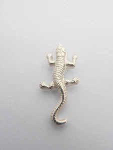 Lucertola : Spilla da giacca (pins) in Argento 925 con Iguana - Geco - Ramarro - Picture 1 of 7