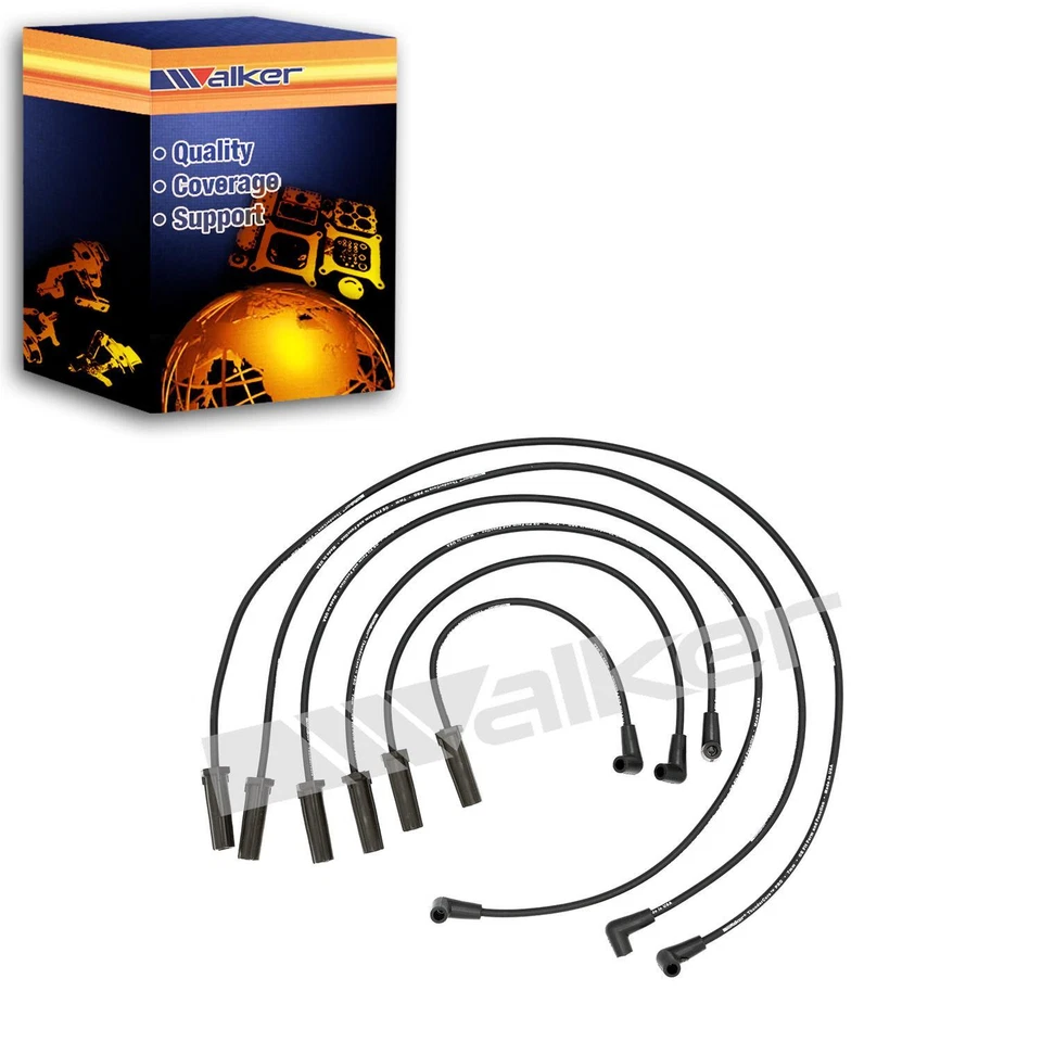 Conjunto de fios de vela de ignição Walker para 2000-2005 Chevrolet Impala 3.8L V6 - Imagem 1 de 1