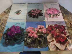African Violet Magazine 6 issues - 1988 - Picture 1 of 14