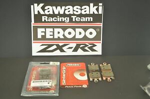 NEW FERODO RACING KAWASAKI ZX6R 03-06  ZX636 K1  ZX12R ZX 1200  FRONT BRAKE PADS