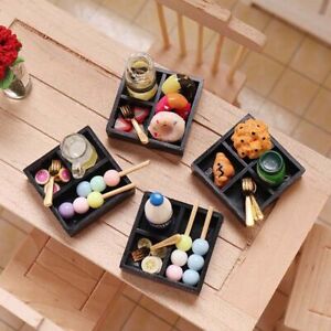 Dollhouse Bento Simulation Food Toy Miniature Snack Drink Doll Accessories