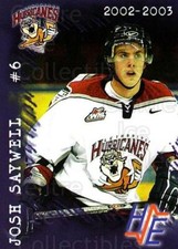 2002-03 Lethbridge Hurricanes #4 Josh Saywell