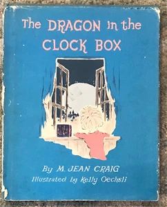 CRAIG "THE DRAGON IN THE CLOCK BOX" 1962 1ST SIGNED HC/DJ VG+/G OECHSLI ILLUST - Picture 1 of 2