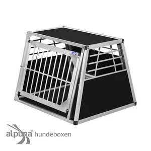 N7 Hundetransportbox Gitterbox Aluminium Transportbox Hundebox Alubox Autobox  - Bild 1 von 7