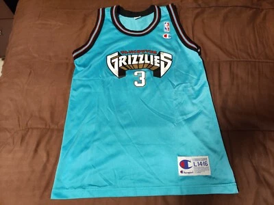 Champion YOUTH Vancouver Grizzlies Abdur-Rahim jersey L (14-16) large teal - Image 1 of 4