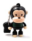 Monkey Stationary With Green Shirt USB Stick 8GB 16GB 32GB 64GB 2.0/3.0