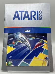 Qix (Atari 5200, 1982) Manual ONLY - Picture 1 of 2