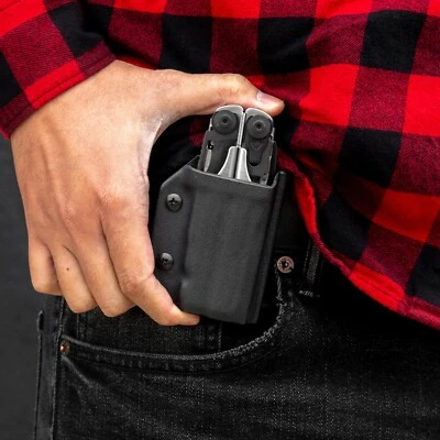 Clip & Carry Kydex Multitool Sheath fits Leatherman Surge - USA Made