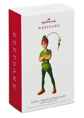 Hallmark: Faith, Trust & Pixie Dust - Disney Peter Pan - Keepsake Ornament