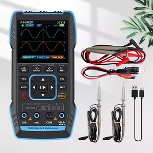 FNIRSI 2C23T Handheld Digital Oscilloscope Multimeter P6100 Alligator Clip Probe - Picture 1 of 13