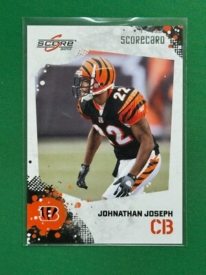 Tarjeta de puntuación de fútbol americano Johnathan Joseph #62 2010/499 Foto 1 de 2