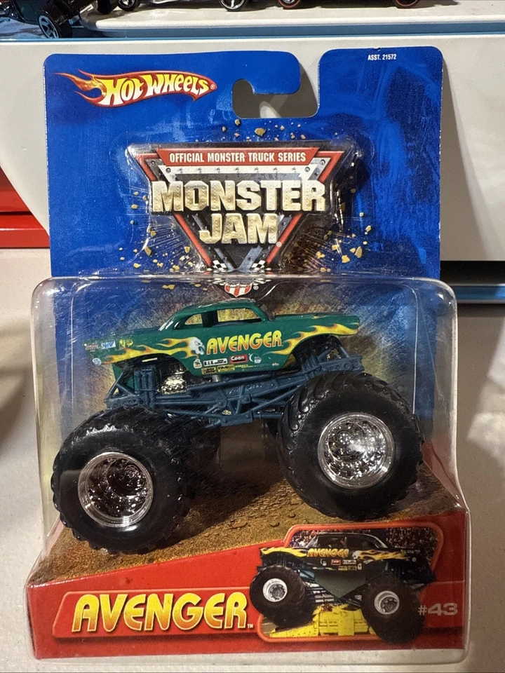 Hot Wheels Monster Jam con fecha 2005 #43 Avenger otras subastas de atascos antiguos Foto 1 de 1