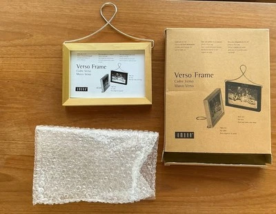 Umbra Verso Picture Frame Wood 4x6 Discontinued Design New In Box Rare Item - Image 1 of 4