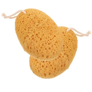 2 Pezzi Spugna da Bagno Polimerica Scrubber Corpo Esfoliante Spugna Doccia per Bagno - Foto 1 di 12