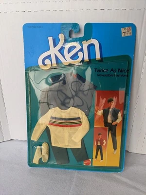 Mattel Barbee Ken 1984 vintage dos veces como bonito reversible moda #9114 años 80  Foto 1 de 3