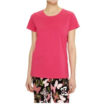 Hue Women Sleepwear Short Sleeve Scoop Neck T-Shirt Loungewear Athleisure Pajama - Image 1 of 4