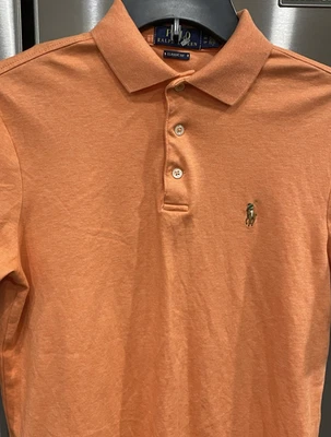Camisa Polo de Golf Ralph Lauren Para Mujer X Pequeña/TP Manga Corta Naranja Pull Over Foto 1 de 4