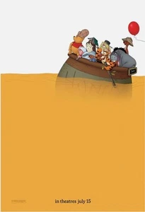 PÓSTER DE PELÍCULA WINNIE THE POOH Studio emitido D/S Advance 27x40 Jim Cummings Disney - Imagen 1 de 1