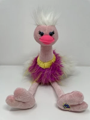 Ganz Webkinz Lady Girl Ostrich Plush HM744 Stuffed Animal Collectible No Code - Image 1 of 4