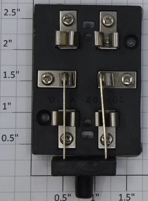 Radio Shack 275-1537X DPDT Knife Switch .5A @ 200VDC Foto 1 de 2
