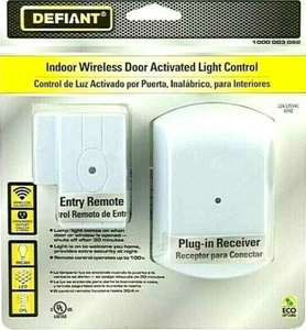 Entrada de puerta de RF inalámbrica Defiant con control de iluminación receptor R1 - Imagen 1 de 2