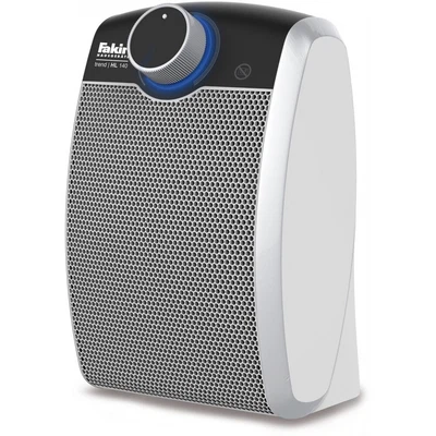 Fakir Trend HL 140 Heizlüfter hochglanzweiß/silber 2 Heizstufen Kippsicherung - Bild 1 von 3