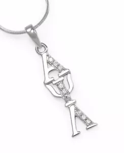 Alpha Psi Lambda Co Ed Lavaliere Necklace with CZs | Brand New!!** - Picture 1 of 2