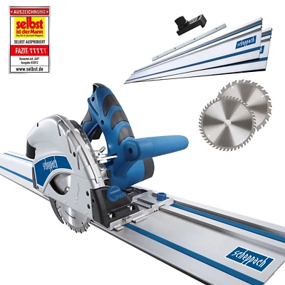 Scheppach Tauchsäge PL55  Handkreissäge 1200W - inkl. 2 Schienen & 2 Sägeblätter - Bild 1 von 4