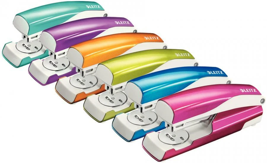LEITZ Heftgerät Hefter Tacker Nexxt WOW 5502, violett