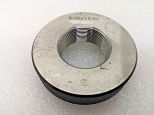 ✔️ Anillo didáctico bueno ✔️ M 36x1,5-6e ✔️ Anillo de ajuste anillo de prueba anillo de control ✔️ - Imagen 1 de 1