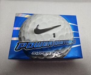 New ListingNib Nike Golf Balls Dozen Power Distance Super Fly Vintage Box 12