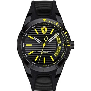 Orologio Uomo Solo Tempo FERRARI 0830426 con Cinturino Silicone Nero - Foto 1 di 3