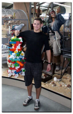 HAPPYBIRD XXL Papageienspielzeug Vogelspielzeug Mammuth Bloc's für Kakadu Ara Graupapagei