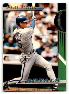 1993 Stadium Club Kansas City Royals #6 Phil Hiatt    Kansas City Royal ID:61469