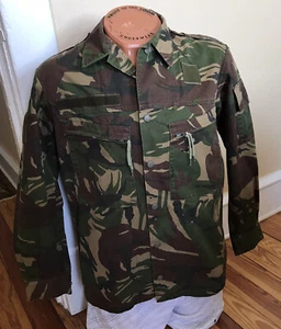 90s DUTCH ARMY  Field Jacket Mens Camo Netherlands Vintage Military - Picture 1 of 7