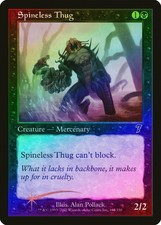 Spineless Thug FOIL 7th Edition HEAVILY PLD Black Common MAGIC MTG CARD ABUGames