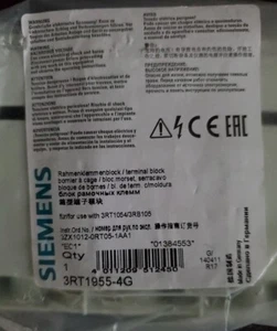 Siemens 3RT1955-4G Wire Lug Kit Terminal Block - Bild 1 von 3