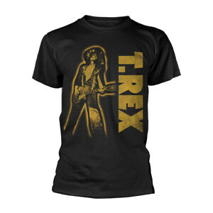 T-Rex Marc Bolan Gold Guitar Pose Official Tee T-Shirt Mens Unisex