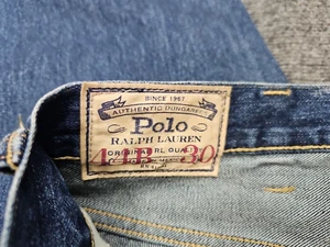 Polo Ralph Lauren Hampton Straight Denim Jeans Tag 44B x 30 Blue - Picture 1 of 21