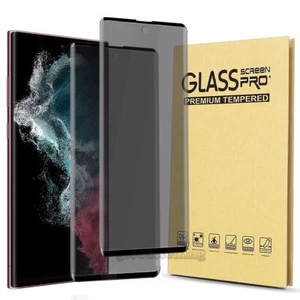 Anti-Spy Tempered Glass Privacy Screen Protector For Samsung S23/S22 Ultra Plus - Picture 1 of 17