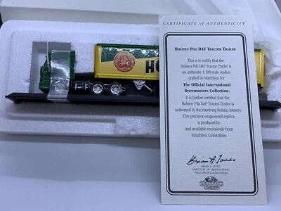 Matchbox Tractor Trailer Holsten Pils DAF 1:100 Brewmasters Collectible Die Cast - Image 1 of 4