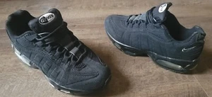 2004 Triple Black Air Max 95 304951 012 Size 10 Mens Rare Deadstock - Picture 1 of 9