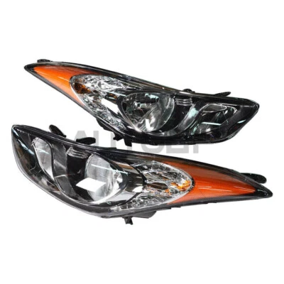 New Halogen Headlights Assembly Headlamps for 2011-2013 Hyundai Elantra USA Foto 1 de 4