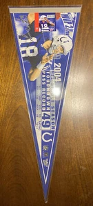 Peyton Manning 2004 MVP Pennant LE /500 w Tags and Case Colts Rare - Picture 1 of 6