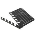 30x25CM Acrylic Clapperboard Professional Movie Film Action Clap Director Ph TTU