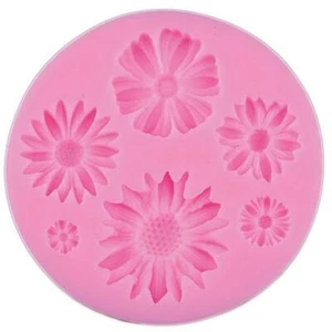 Molde de silicona Stafil Clay & Sugarcraft - Margaritas - Imagen 1 de 3
