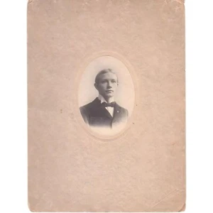 Foto original de gabinete victoriano joven de principios de 1900 textura mate efímera - Imagen 1 de 2