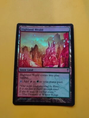 Highland Weald. Snow Land Coldsnap. FOIL Rare. MTG Card as pictured - Image 1 of 4