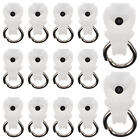 Shower Curtain Track Rollers Gliders Rail Flexible 100pcs
