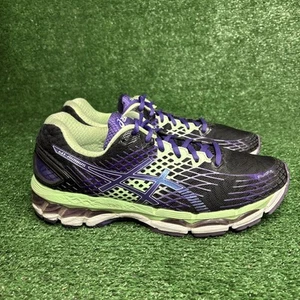 Asics Gel Nimbus 17 T557N Damen-Laufschuhe Turnschuhe schwarz lila Größe 11 - Bild 1 von 12